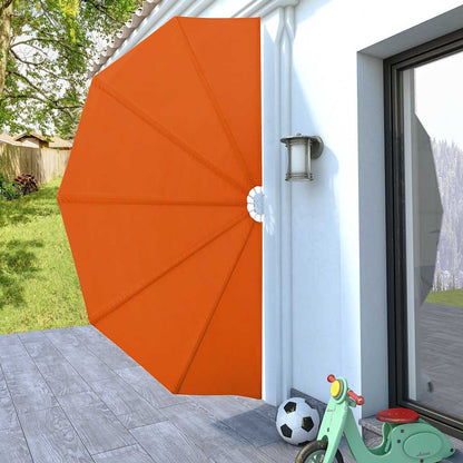 44579 vidaXL Collapsible Terrace Side Awning Terracotta 160 cm