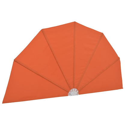 44579 vidaXL Collapsible Terrace Side Awning Terracotta 160 cm