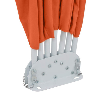 44579 vidaXL Collapsible Terrace Side Awning Terracotta 160 cm