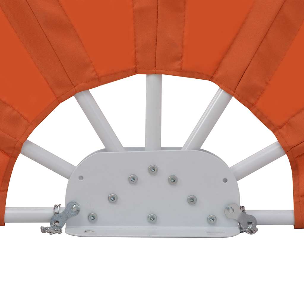44579 vidaXL Collapsible Terrace Side Awning Terracotta 160 cm