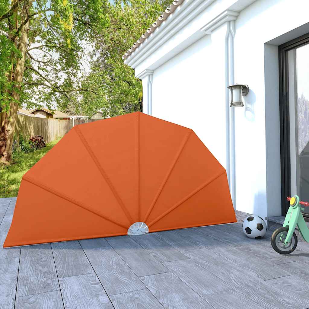44579 vidaXL Collapsible Terrace Side Awning Terracotta 160 cm