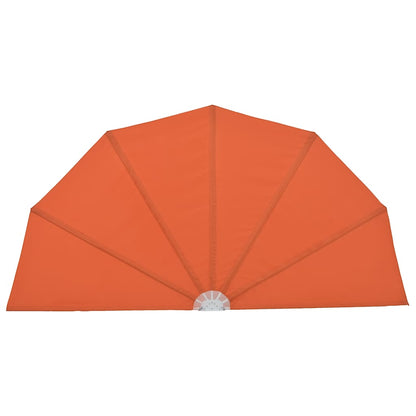 44580 vidaXL Collapsible Terrace Side Awning Terracotta 200 cm