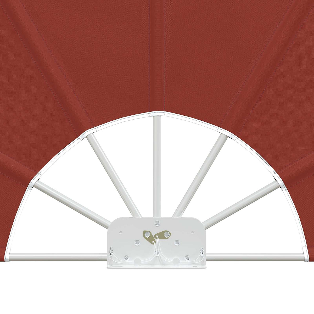 44580 vidaXL Collapsible Terrace Side Awning Terracotta 200 cm