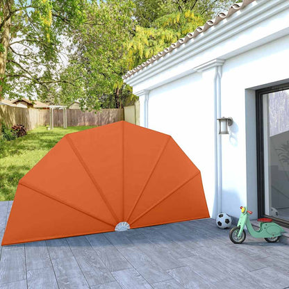 44580 vidaXL Collapsible Terrace Side Awning Terracotta 200 cm