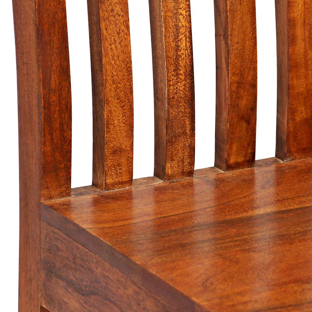 vidaXL Dining Table Set 7 Pieces Solid Acacia and Mango Wood