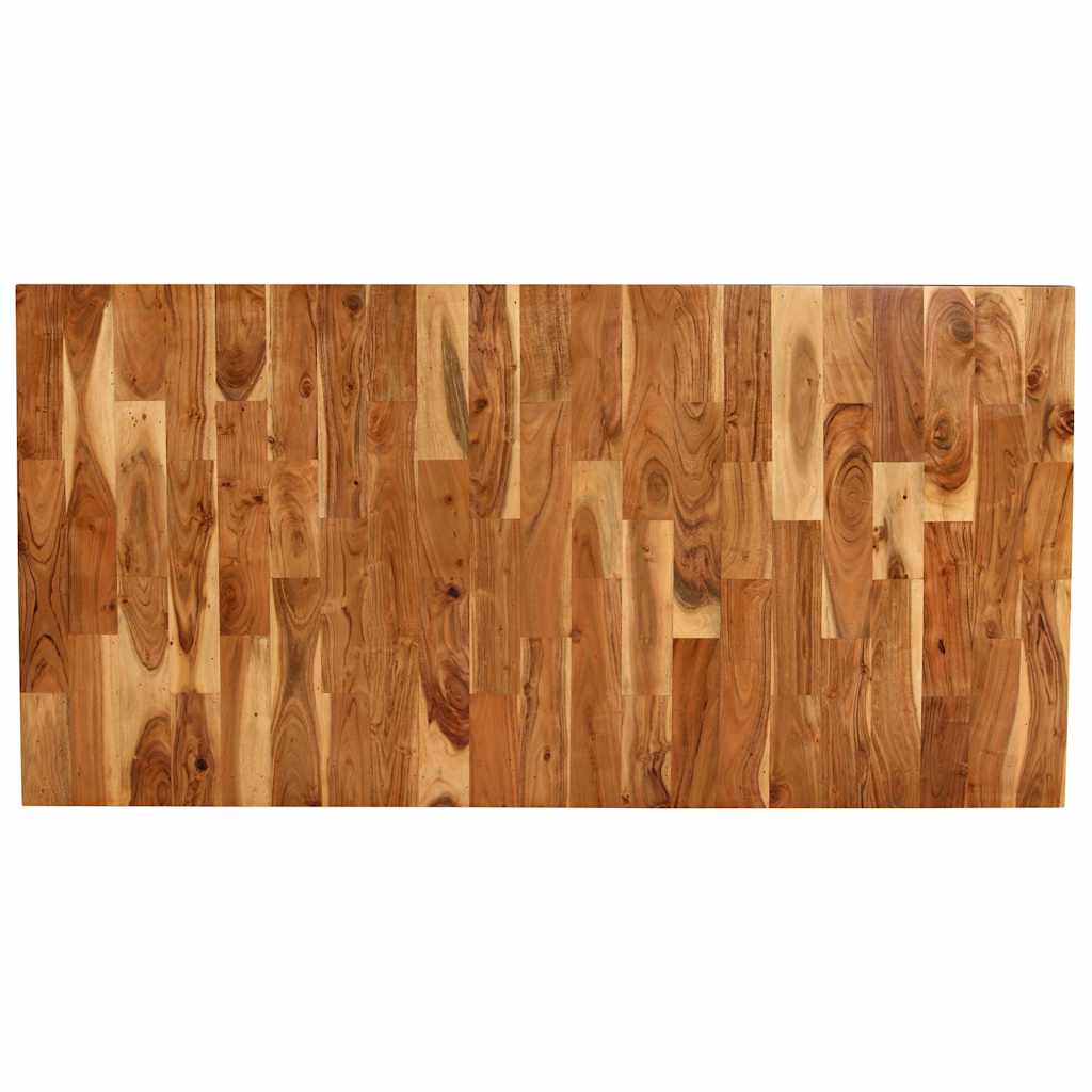 vidaXL Dining Table Set 7 Pieces Solid Acacia and Mango Wood