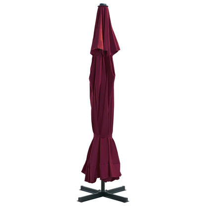 vidaXL Garden Parasol | Bordeaux Red | Polyester, Aluminium | Extra Large