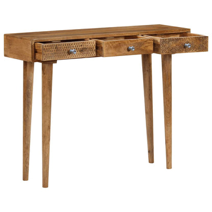 246976 vidaXL Console Table Solid Mango Wood 102x30x79 cm