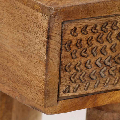 246976 vidaXL Console Table Solid Mango Wood 102x30x79 cm