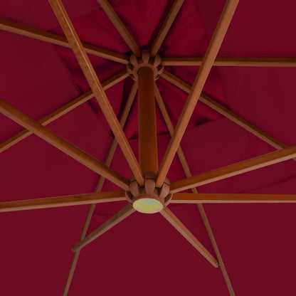 vidaXL Cantilever Garden Parasol | Bordeaux red