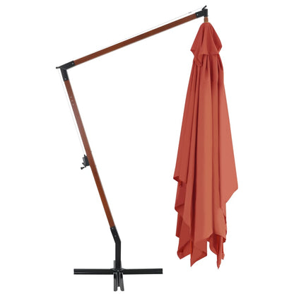 vidaXL Cantilever Garden Parasol | Terracotta