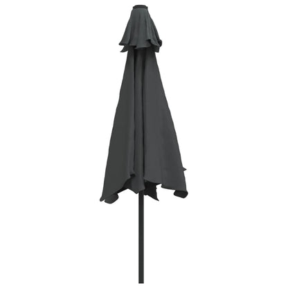 vidaXL Garden Parasol with Metal Pole 300 cm Anthracite