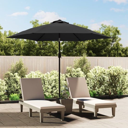 vidaXL Outdoor Parasol with Metal Pole 300 cm Anthracite