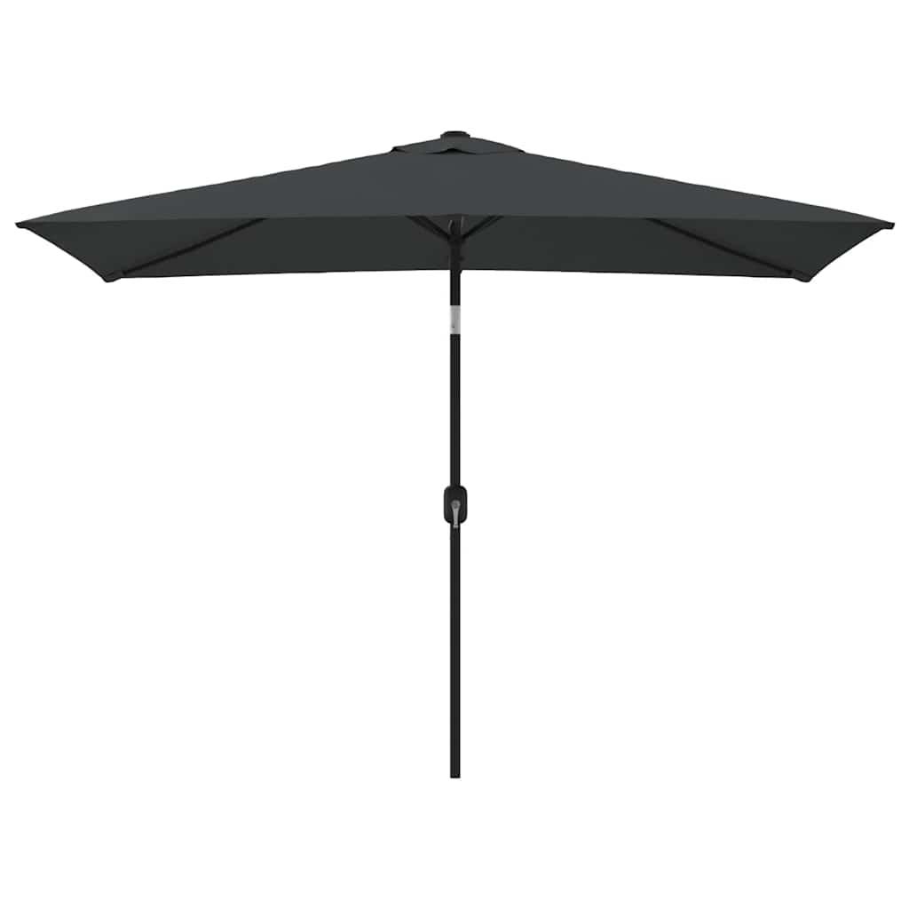 vidaXL Garden Parasol with Metal Pole 300x200 cm Anthracite