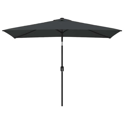 vidaXL Garden Parasol with Metal Pole 300x200 cm Anthracite