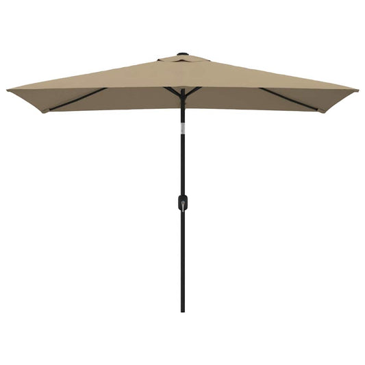 vidaXL Garden Parasol | Taupe | Polyester fabric | Large | Tiltable