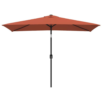 vidaXL Garden Parasol | Terracotta | Polyester | 300x200 cm | Tiltable