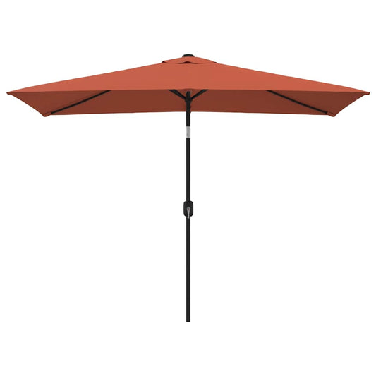 vidaXL Garden Parasol | Terracotta | Polyester | 300x200 cm | Tiltable