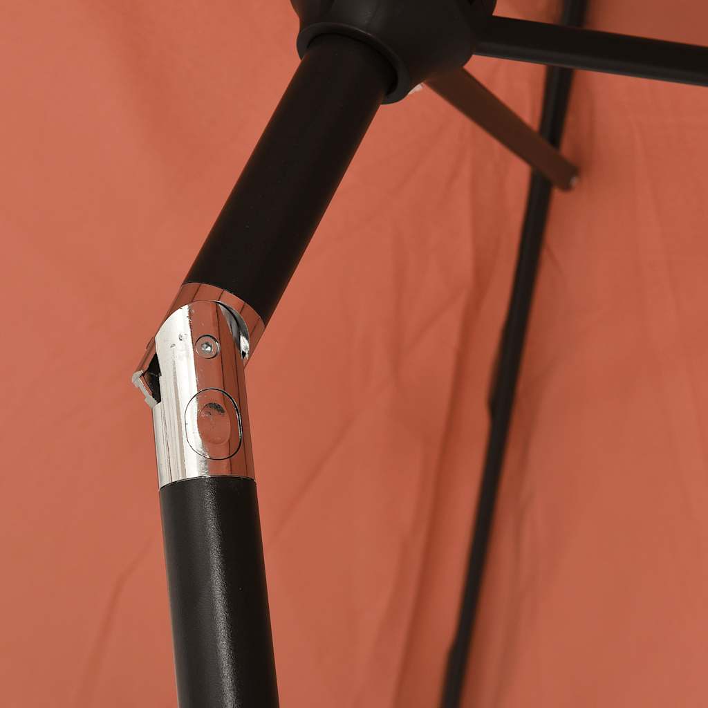 vidaXL Garden Parasol | Terracotta | Polyester | 300x200 cm | Tiltable