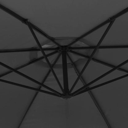 vidaXL Cantilever Garden Parasol with Aluminium Pole 350 cm Anthracite