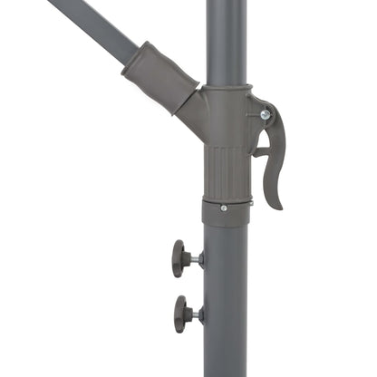 vidaXL Cantilever Umbrella with Aluminium Pole 300 cm Taupe