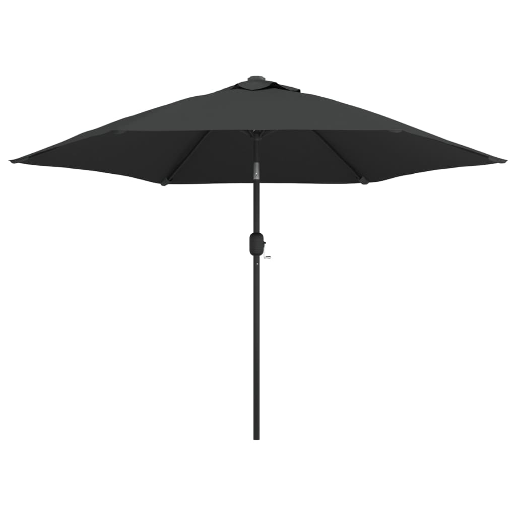 vidaXL Garden Parasol | Anthracite | Polyester and Steel | Large | Collapsible