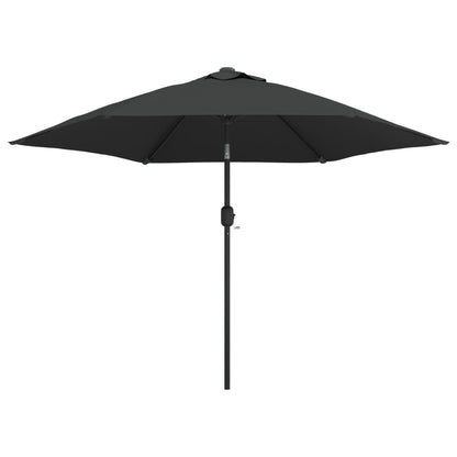 vidaXL Garden Parasol | Anthracite | Polyester and Steel | Large | Collapsible
