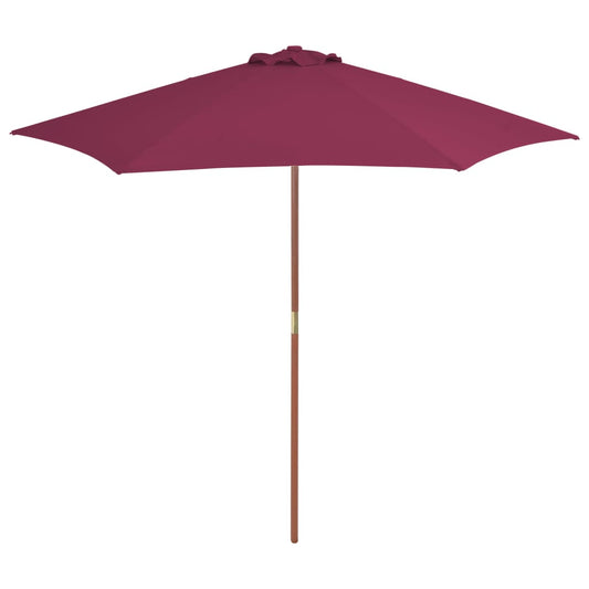 vidaXL Garden Parasol | Bordeaux red