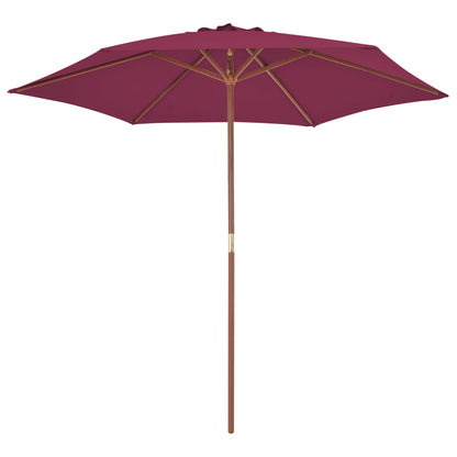 vidaXL Garden Parasol | Bordeaux red