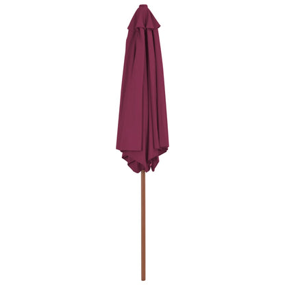 vidaXL Garden Parasol | Bordeaux red