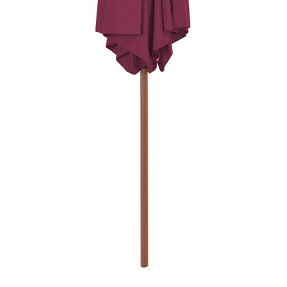 vidaXL Garden Parasol | Bordeaux red