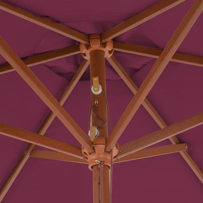 vidaXL Garden Parasol | Bordeaux red