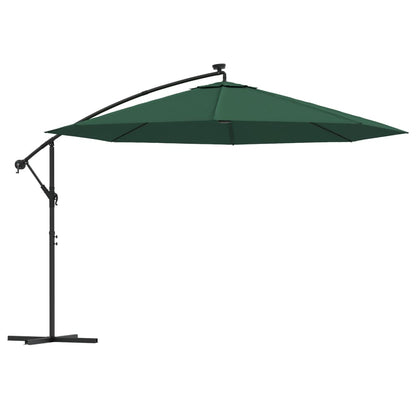 vidaXL Cantilever Garden Parasol | Green | Polyester and Steel | Large
