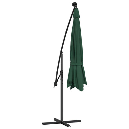 vidaXL Cantilever Garden Parasol | Green | Polyester and Steel | Large