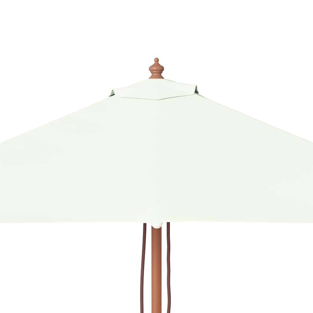 vidaXL Garden Parasol | Sand | Laminated bamboo and hardwood, Polyester