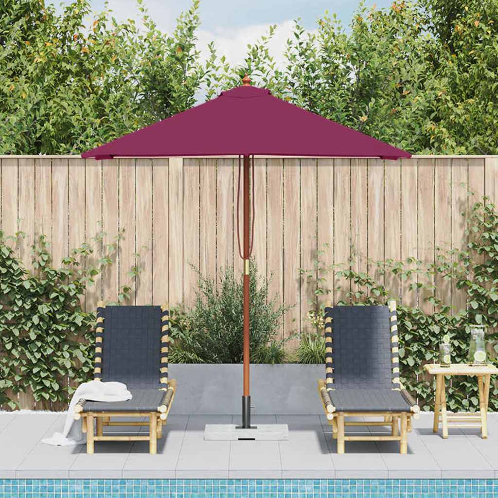 vidaXL Garden Parasol | Bordeaux Red