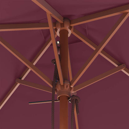 vidaXL Garden Parasol | Bordeaux Red