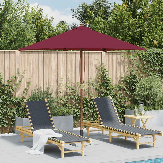 vidaXL Garden Parasol | Bordeaux Red