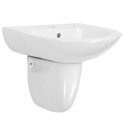 vidaXL Basin White 52 x 45 x 49 cm Glazed Ceramic