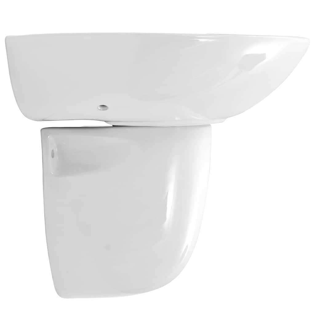 vidaXL Basin White 52 x 45 x 49 cm Glazed Ceramic