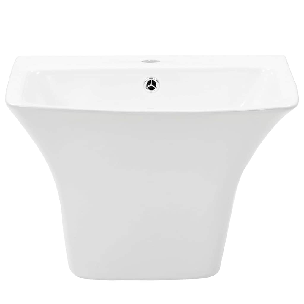 vidaXL Basin White 53 x 44 x 37 cm Glazed Ceramic