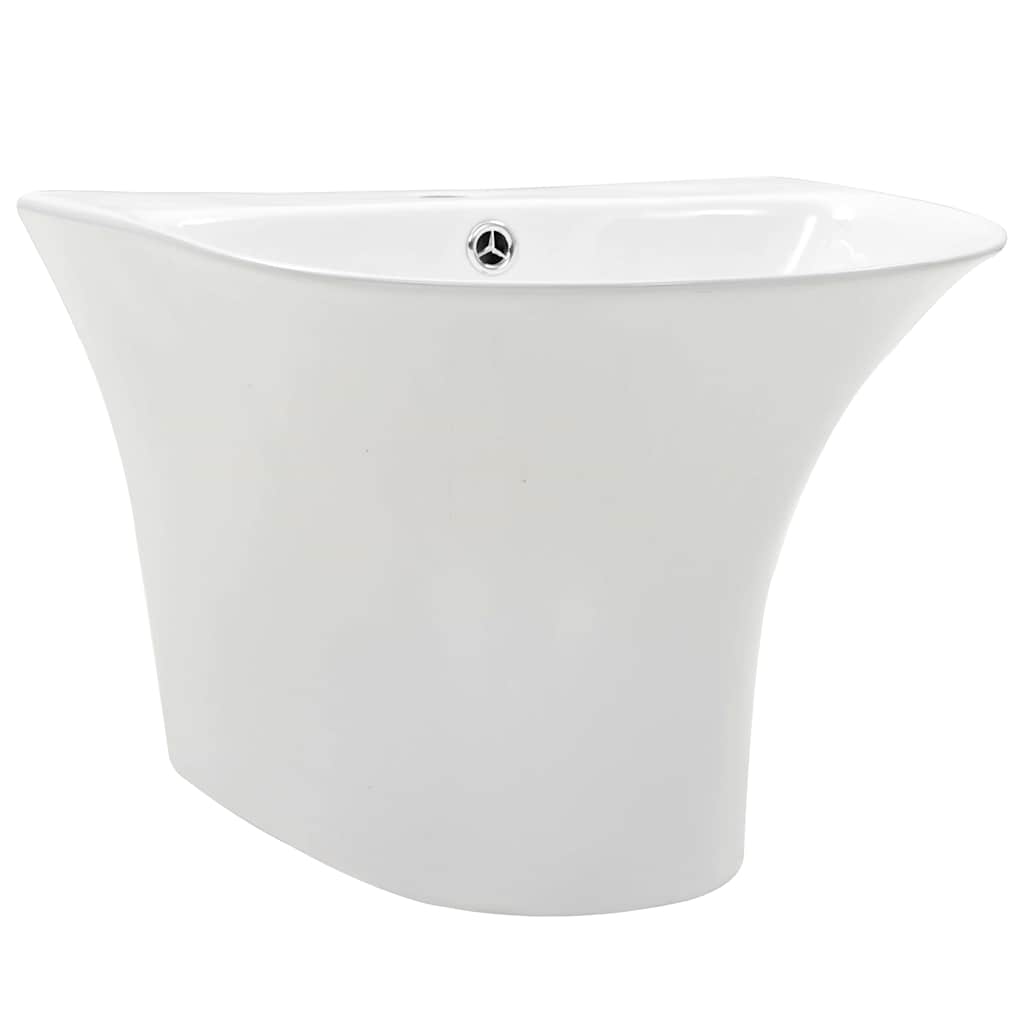 vidaXL Basin White 47 x 45 x 37 cm Glazed Ceramic