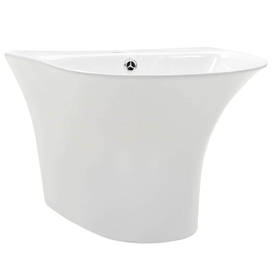 vidaXL Basin White 47 x 45 x 37 cm Glazed Ceramic