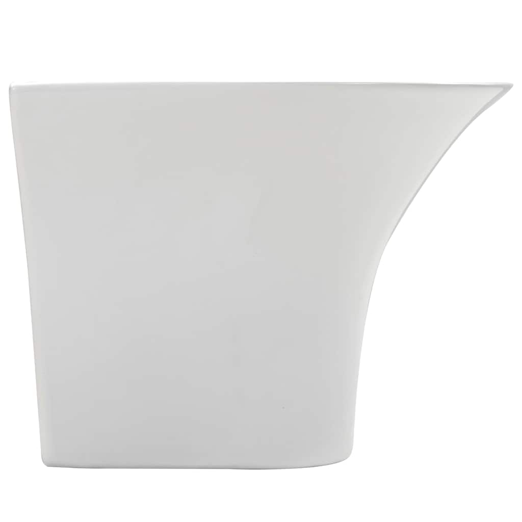 vidaXL Basin White 47 x 45 x 37 cm Glazed Ceramic