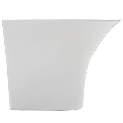 vidaXL Basin White 47 x 45 x 37 cm Glazed Ceramic