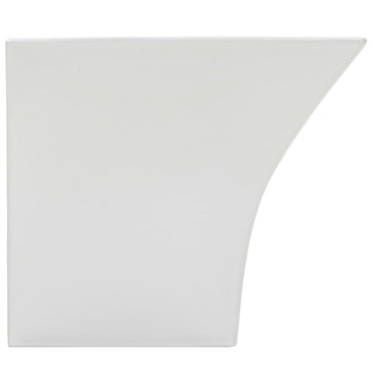 vidaXL Wall-mounted Basin Ceramic White 500x450x410 mm