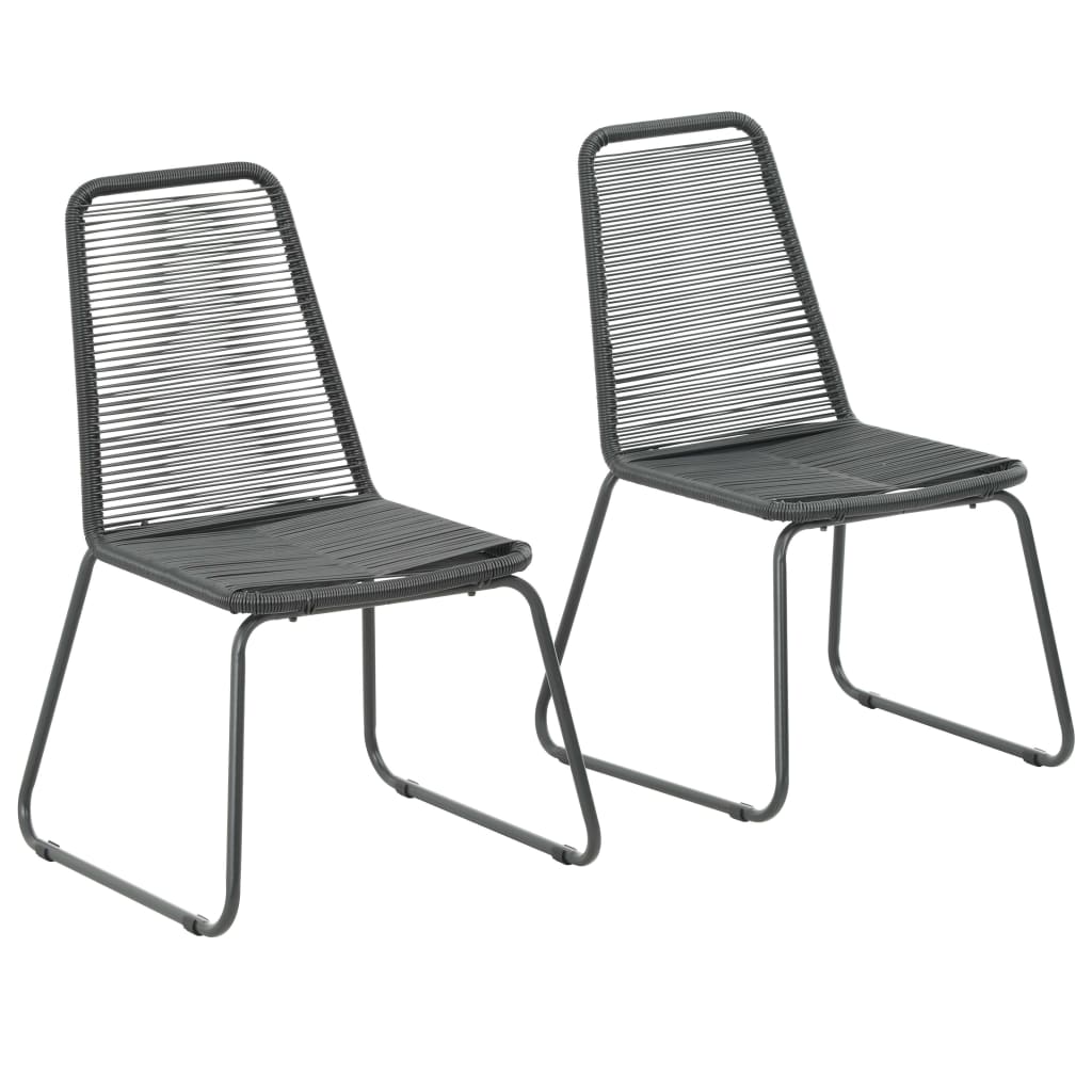 vidaXL Dining Chair | Set of 2 | Black