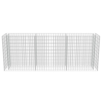vidaXL Gabion Raised Bed Galvanised Steel 270x50x100 cm