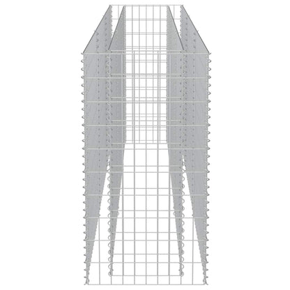 vidaXL Gabion Raised Bed Galvanised Steel 270x50x100 cm