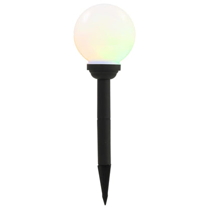vidaXL Outdoor Solar Lamps 4 pcs LED Spherical 15 cm RGB